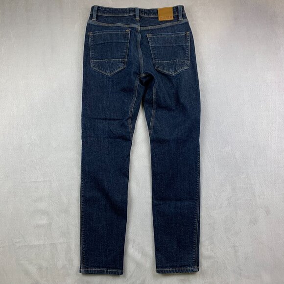DU/ER Mens Pants 28 Blue Jeans Fireside Fleece Lined L2X Slim Fit Stretch 28x29 - Picture 12 of 15